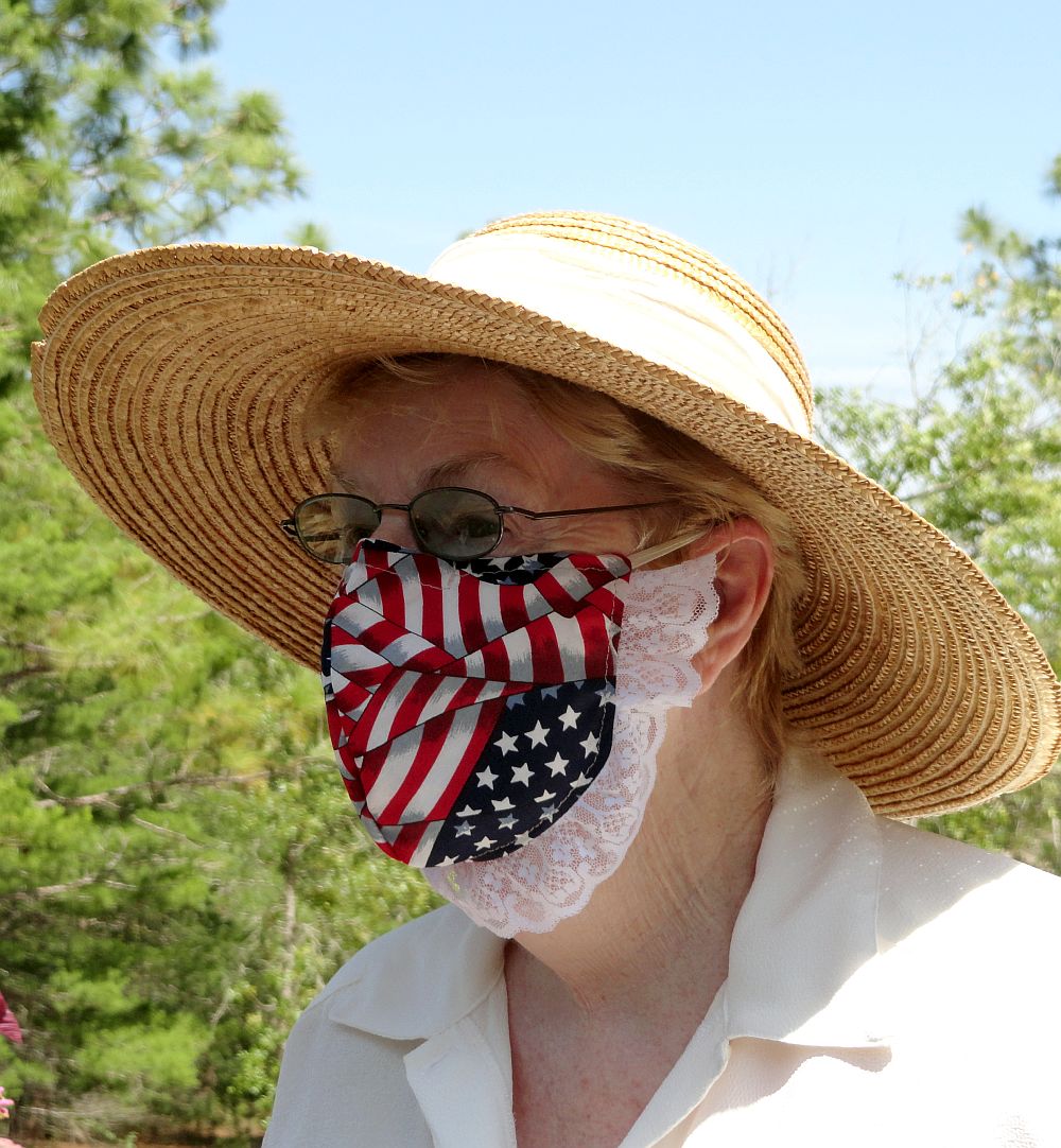 Patriot Mask Lady