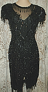 Black Beaded Dress