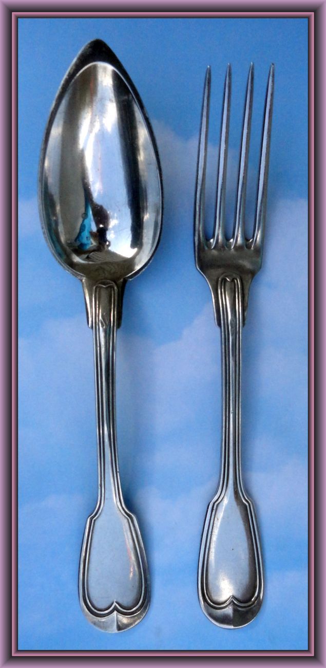 Maison Denière Guillaume Denière Deninger 950 Solid Silver Dining Set