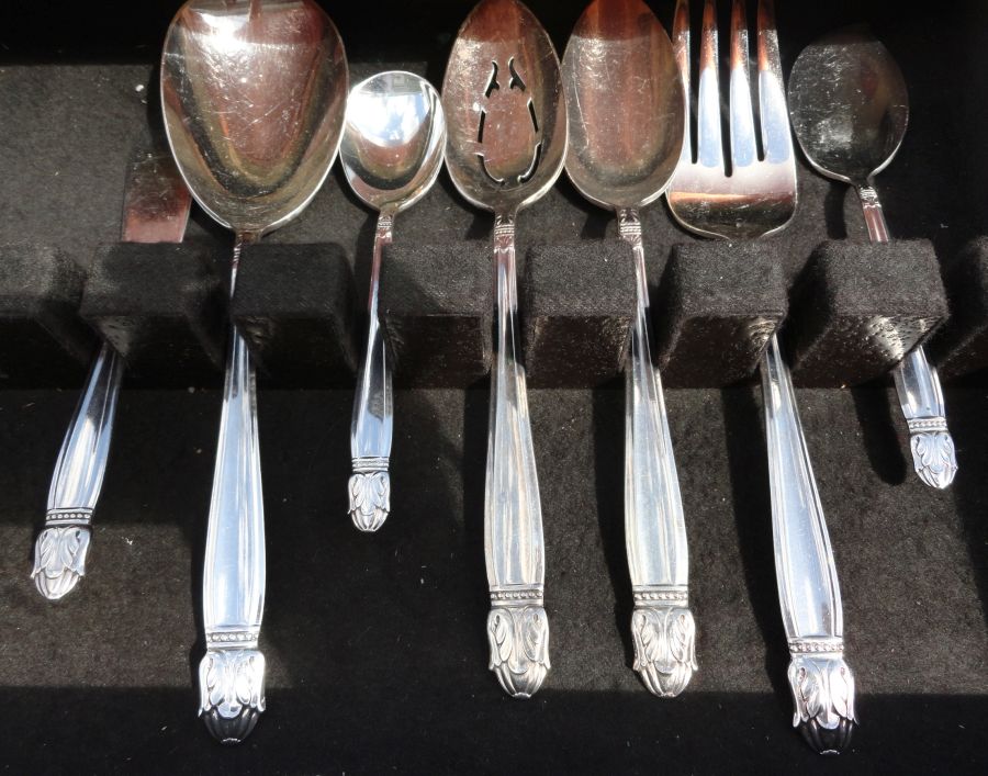 Danish Princess Silverplated Flatware Hostess Set