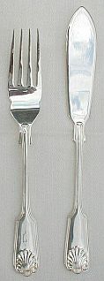 John Biggin Shell Sheffield Silverplated Flatware