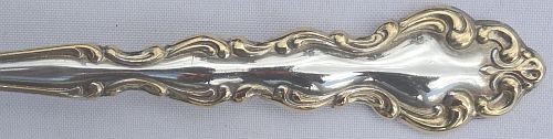 Gold Accent Modern Baroque 1969-1986 Silverplated Flatware
