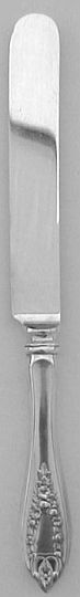 Old Colony Silverplated Old French Blunt Hollow Handle Knife with Bolster Nr 2