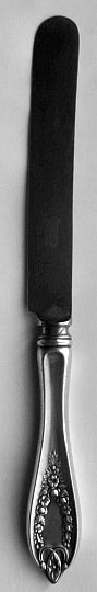 Old Colony Silverplated Old French Blunt Dinner Knife Hollow Handle with Bolster Nr 4