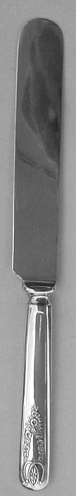 Old Colony Silverplated Old French Blunt Solid Handle Knife Nr 4