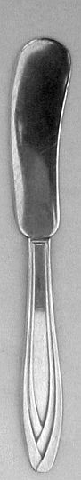 Silhouette Silverplated Individual Flat Handle Butter Knife
