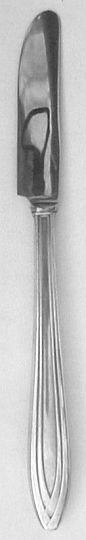 Silhouette Silverplated New French Hollow Handle Grille Knife Nr 1